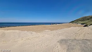 Strand in der Nähe von Fuglegræs Hus