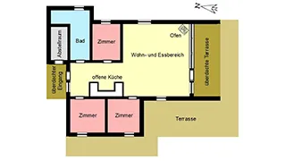Grundriss von Knuds Hus