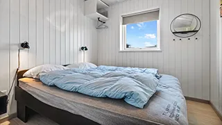 Schlafzimmer in Løkken Afslaphus