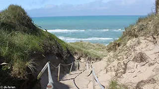 Strand in der Nähe von Hus Hjorte