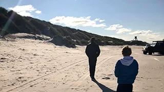 Strand in der Nähe von Sommerhus Vesterhav