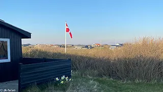 Blick auf die Landschaft von Hus Furreby Hygge