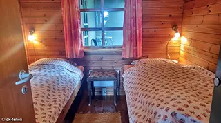 Schlafzimmer in Hyrdehunds Hus