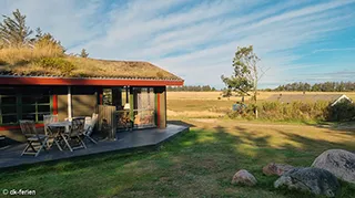 Terrasse von Hyrdehunds Hus