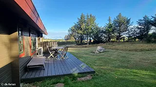 Terrasse von Hyrdehunds Hus