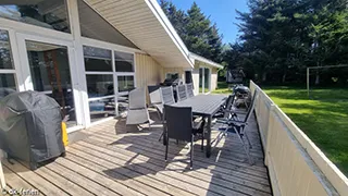 Terrasse von Lønstrup Poolhus