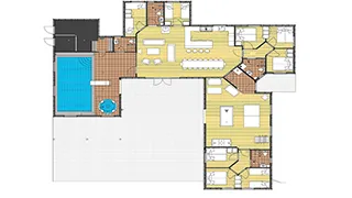Grundriss von Helledie Hus