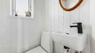 Badezimmer in Klithus Grønhøj