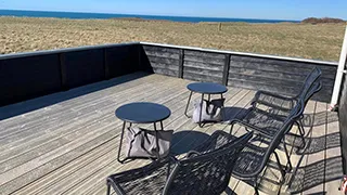 Terrasse von Pamoramahus Rubjerg Knude