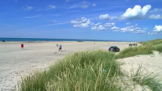 Strand in der Nähe von Grønhøj Spahus