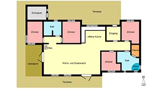 Grundriss von Ro i Nord