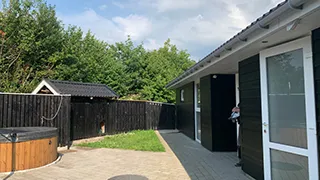 Terrasse von Sloths Sommerhus