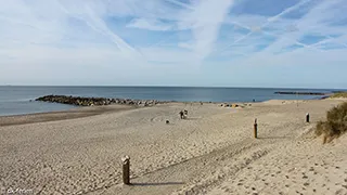 Strand in der Nähe von Ærenpris Hus