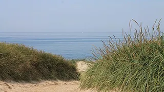 Strand in der Nähe von Vejlby Klit Poolhus