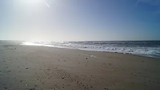 Strand in der Nähe von Vejlby Klit Poolhus