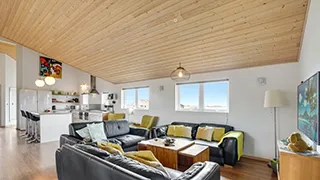 Wohnzimmer von Lemvig Hus