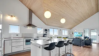 Küche in Lemvig Hus