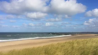 Strand in der Nähe von Lemvig Hus