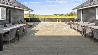 Terrasse von Vorupør Aktivhus