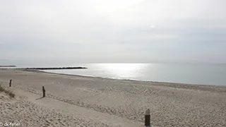 Strand in der Nähe von Hus Stjernehimlen