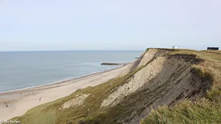 Strand in der Nähe von Bovbjerg Hus