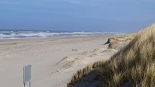 Strand in der Nähe von Husby Poolhaus