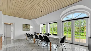 Essbereich in Vedersø Klit Poolhus