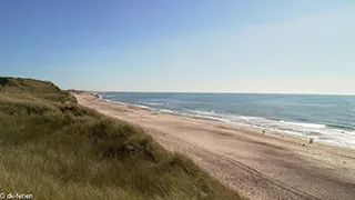 Strand in der Nähe von Vedersø Klit Poolhus