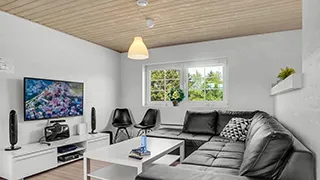 Wohnzimmer von Øhuse Poolhus