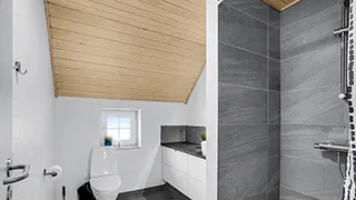 Badezimmer in Øhuse Poolhus