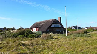 Reetdach Hygge Haus außen