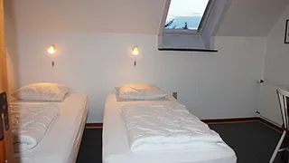 Schlafzimmer in Klitlejlighed