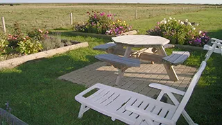 Terrasse von Klitlejlighed