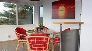 Wohnzimmer von Katrinas Sommerhus