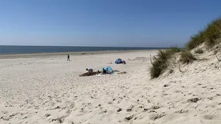 Strand in der Nähe von Nordsø Hyggehus