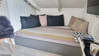 Wohnzimmer von Sommerhus Bjerregård