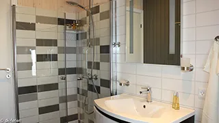 Badezimmer in Sommerhus Bjerregård