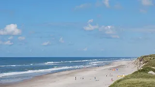 Strand in der Nähe von Søndervig Aktivhus