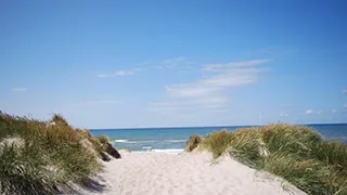 Strand in der Nähe von Søndervig Aktivhus