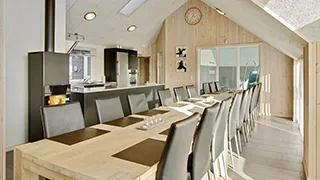 Essbereich in Søndervig Erlebnishus