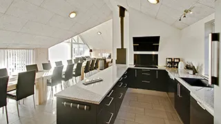 Küche in Søndervig Erlebnishus