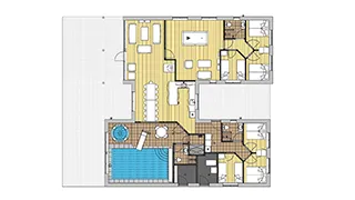 Grundriss von Søndervig Erlebnishus
