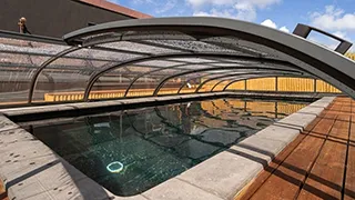 Außenpool von Atrium Wellnesshus