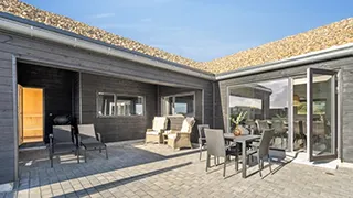 Terrasse von Fransens Poolhaus