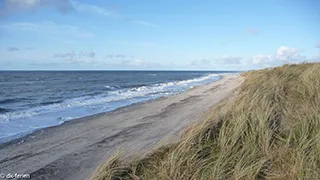 Strand in der Nähe von Sandagers Poolhus