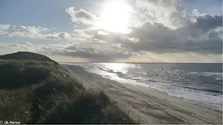 Strand in der Nähe von Sandagers Poolhus