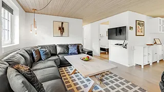 Wohnzimmer von Lyng Poolhus