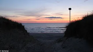 Strand in der Nähe von Klegod Poolhaus