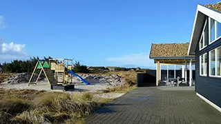 Terrasse von Poolhaus Söndervig