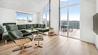 Wohnzimmer von Hafa Poolhus